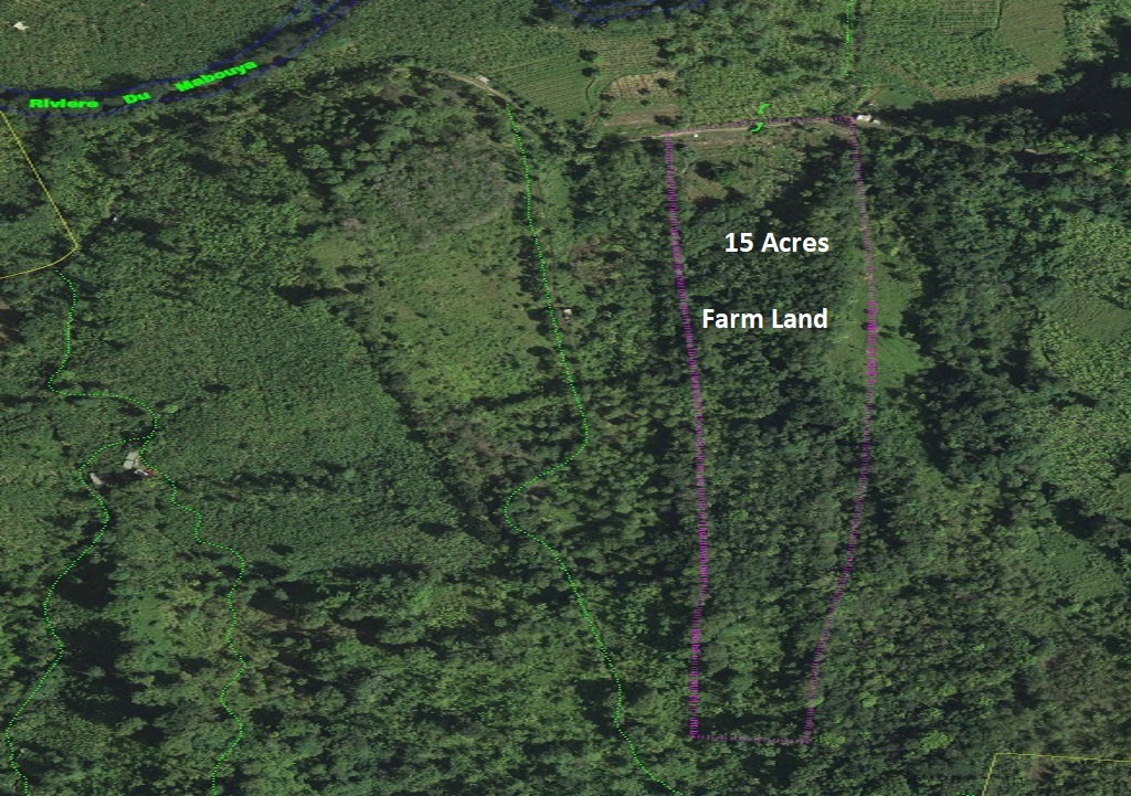 15 acres land for sale in st lucia